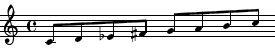 Tonleiter: C Moll Major #11